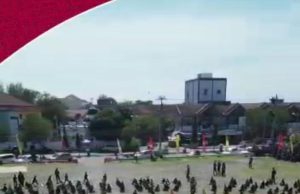 Koreografi 1000 Pesilat Cilik Jelang Pembukaan PORA XIV Pidie